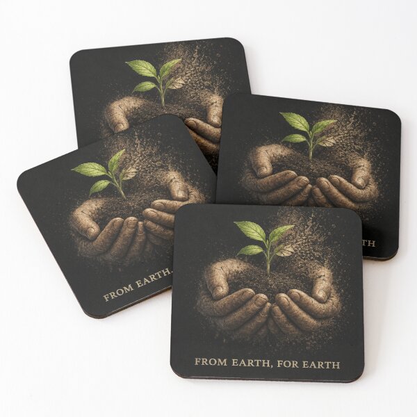 Item preview, From Earth For Earth Environmental Awareness Nature Conservation Sustainability Design designed and sold by OrbitOfMind.