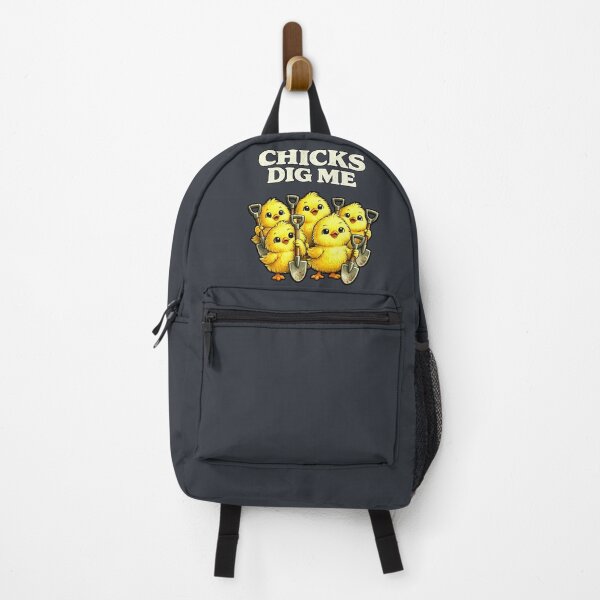 Item preview, Chicks Dig Me – Cute Baby Chickens With Shovels Funny Pun T-Shirt designed and sold by Sanctum Icons.