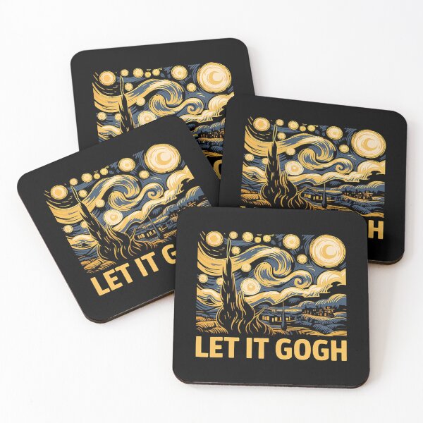 Item preview, Let It Gogh Funny Vincent Van Gogh Starry Night designed and sold by Littermin.