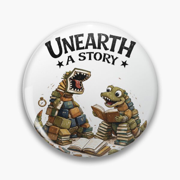 Item preview,  Unearth A Story Summer Reading 2026 Shirt, Dinosaur Book Stack, Retro Prehistoric Dinosaur, Librarian Teacher Reader, Book Lover Gift designed and sold by Ezim-Rambic.