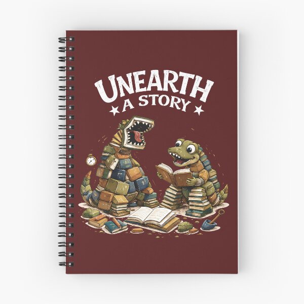 Item preview,  Unearth A Story Summer Reading 2026 Shirt, Dinosaur Book Stack, Retro Prehistoric Dinosaur, Librarian Teacher Reader, Book Lover Gift designed and sold by Ezim-Rambic.