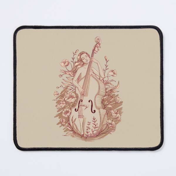 Item preview, Woman with a Double Bass - International Jazz Day designed and sold by Art-Arcade6.