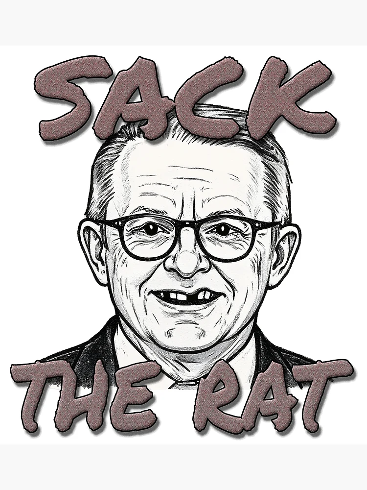 Thumbnail 3 of 3, Poster, SACK the RAT designed and sold by Huskyyy Designs.