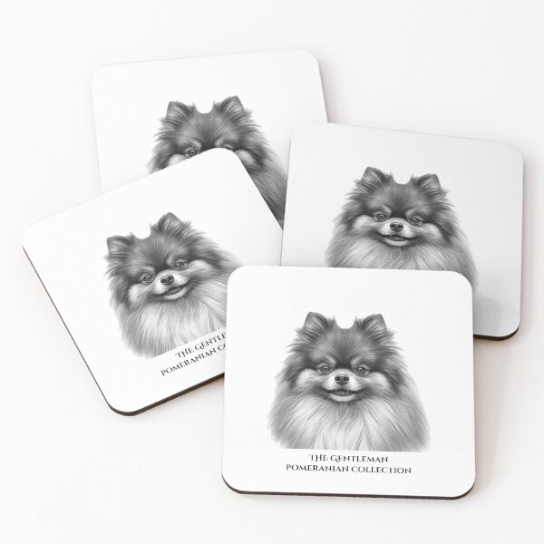 Item preview, Gentleman Pomeranian | Elegant Dog Pencil Sketch designed and sold by VibeArtlyStudio.
