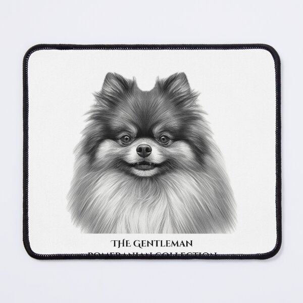 Item preview, Gentleman Pomeranian | Elegant Dog Pencil Sketch designed and sold by VibeArtlyStudio.