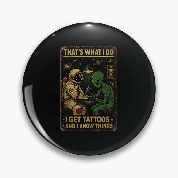 Item preview, Cosmic Tattoo Artist Alien Space Humor designed and sold by eliramaison.