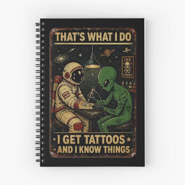 Item preview, Cosmic Tattoo Artist Alien Space Humor designed and sold by eliramaison.