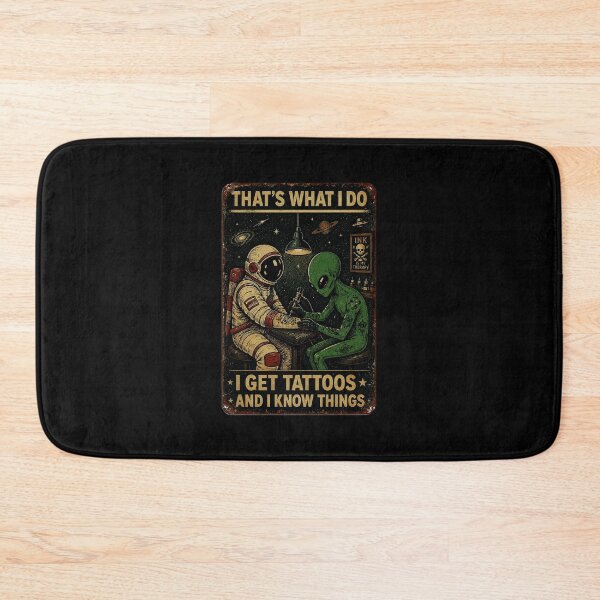 Item preview, Cosmic Tattoo Artist Alien Space Humor designed and sold by eliramaison.