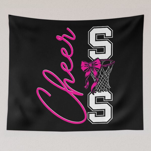 Item preview, Cheer Sister Pink Bow Varsity Style Sports Spirit designed and sold by allistermariam.