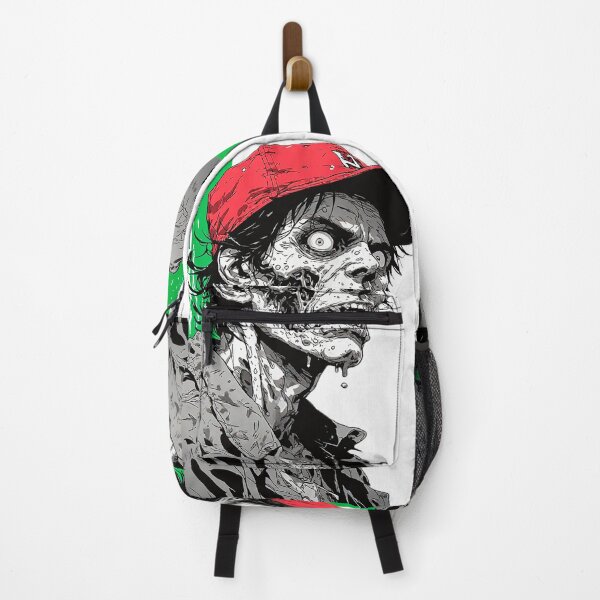 Item preview, Zombie Streetwear Horror Comic Art Red Cap designed and sold by ChaoticZenStudio.