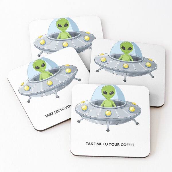 Item preview, Cute Alien in Flying Saucer – Beyond The Void designed and sold by onubi.