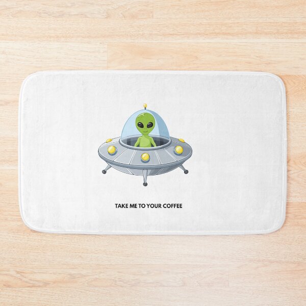 Item preview, Cute Alien in Flying Saucer – Beyond The Void designed and sold by onubi.
