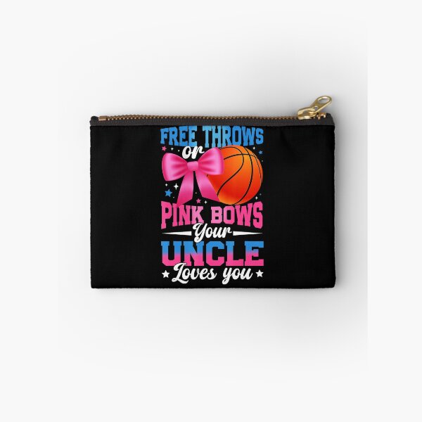 Item preview, Free Throws or Pink Bows Uncle Loves You Gender Reveal designed and sold by allistermariam.