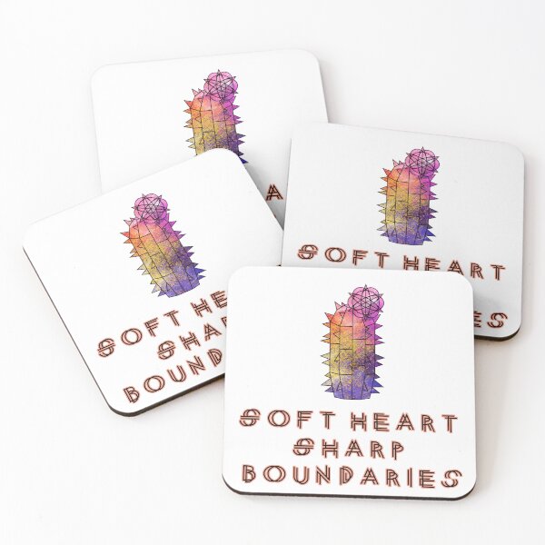 Item preview, Soft Heart Sharp Boundaries Funny Cactus Gift designed and sold by GraphicComet.