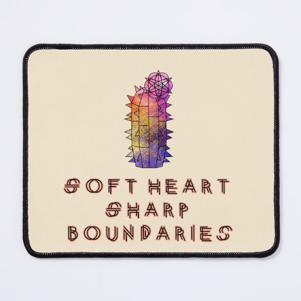 Item preview, Soft Heart Sharp Boundaries Funny Cactus Gift designed and sold by GraphicComet.