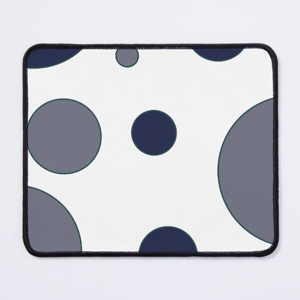 Item preview, Abstract Minimalist Navy and Grey Circles designed and sold by Ployphaiphai .