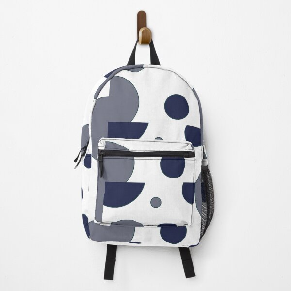 Item preview, Abstract Minimalist Navy and Grey Circles designed and sold by Ployphaiphai .