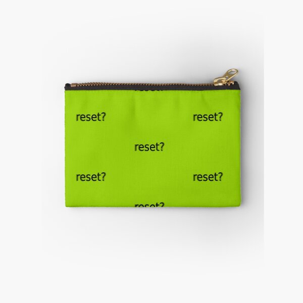 Item preview, Reset Supreme Green Question Unique Artwork Sign designed and sold by Doctor Schtrudel.