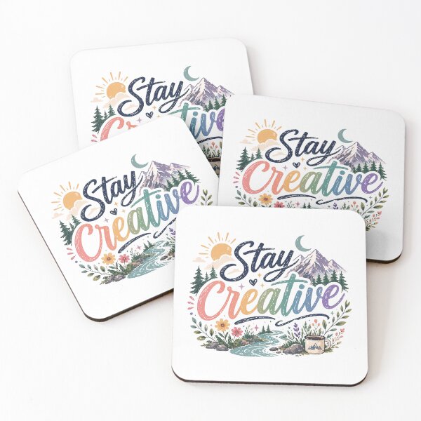 Item preview, Stay Creative - Artistic Motivation designed and sold by Myra365Art.