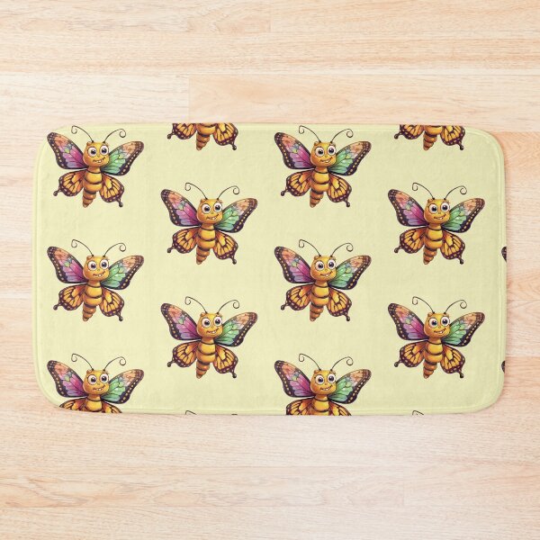 Item preview, A smiling bee-butterfly designed and sold by Art70shop.