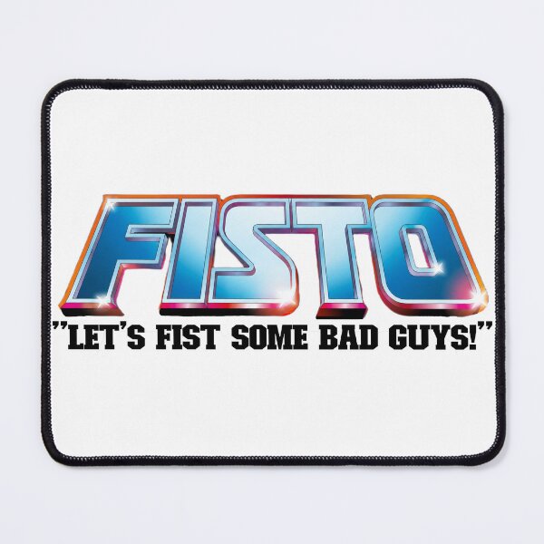 Item preview, Fisto "Let's Fist Some Bad Guys!" / Masters of the Universe parody / 80s humor designed and sold by IronLazarus.