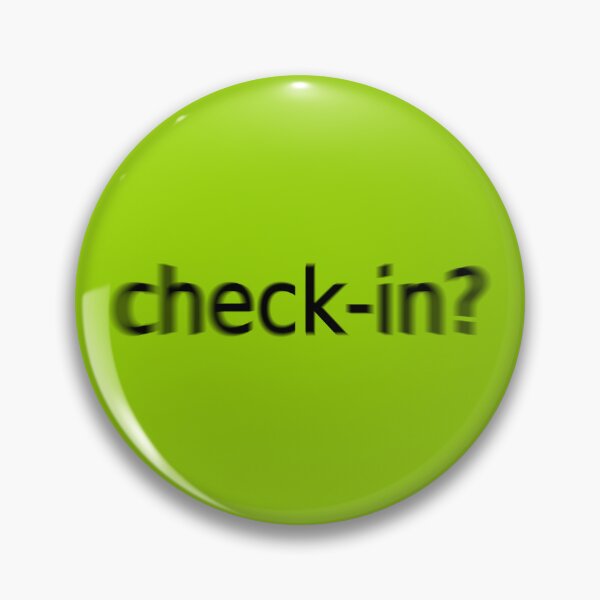 Item preview, Check-in Supreme Green Question Unique Artwork Sign designed and sold by Doctor Schtrudel.