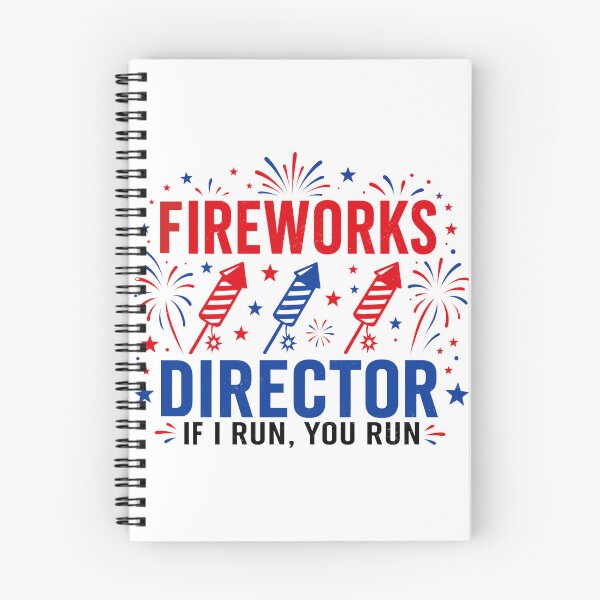 Item preview, Fireworks Director I Run You Run July 4th Independence Day designed and sold by elongatedjazz.