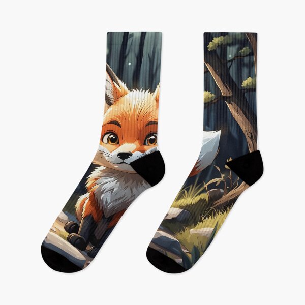 Item preview, Little fox in a magical forest designed and sold by BohoShopHU.