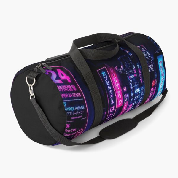 Item preview, Rainy Neon Downtown Street with Futuristic Night City Glow designed and sold by ferminhays.