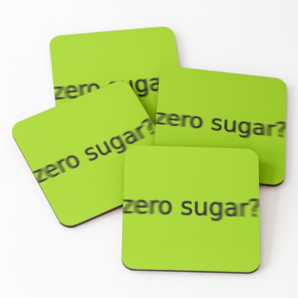 Item preview, Zero Sugar Supreme Green Question Unique Artwork Sign designed and sold by Doctor Schtrudel.