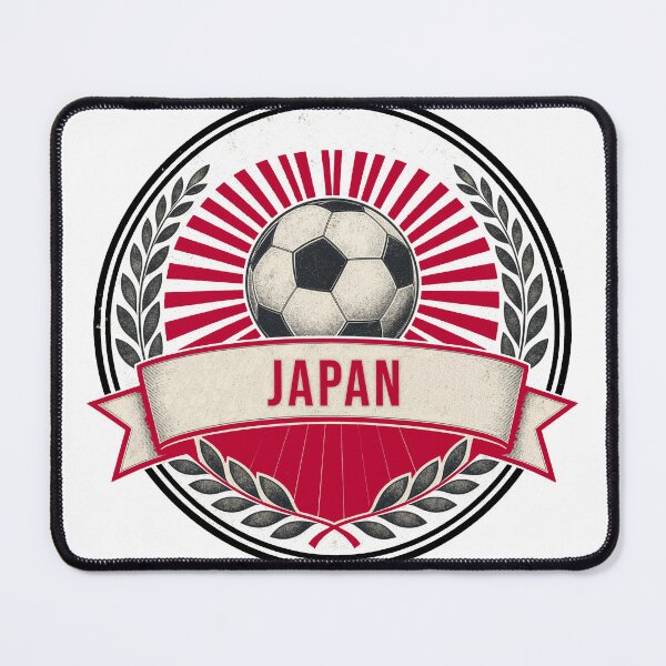 Item preview, Japan Vintage Soccer Crest — Retro Japanese Football Badge Fan Emblem designed and sold by icemanphotos.