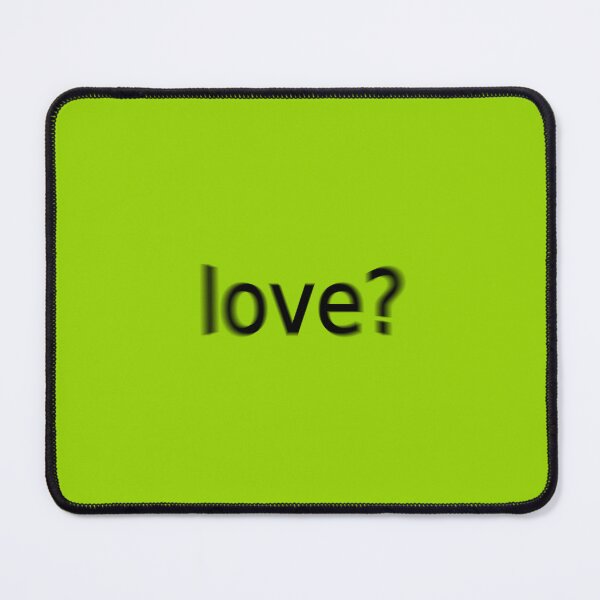 Item preview, Love Supreme Green Question Unique Artwork Sign designed and sold by Doctor Schtrudel.