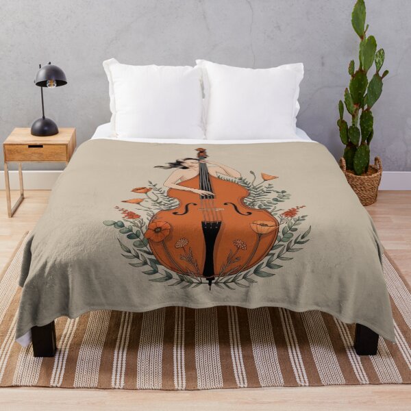 Item preview, Woman with a Double Bass - International Jazz Day designed and sold by Art-Arcade6.
