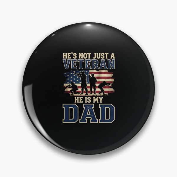 Item preview, Veteran Dad Apparel - Patriotic Military Father Gift.  designed and sold by SideKickCreates.