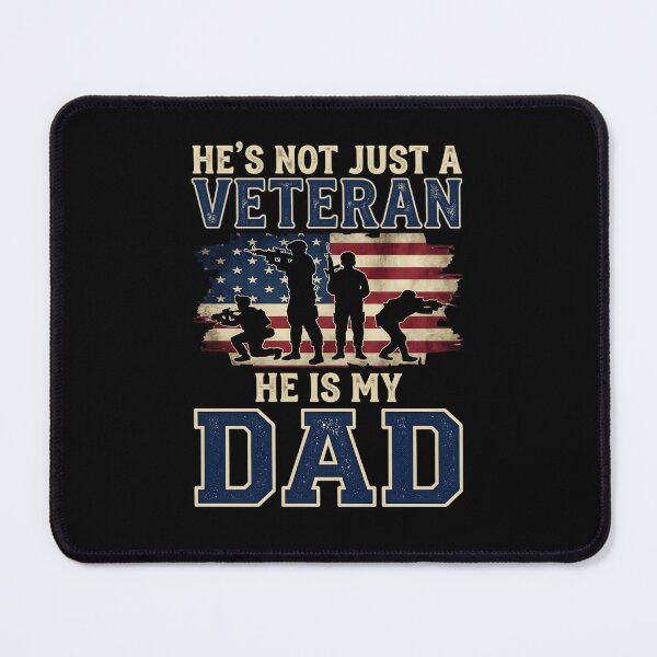 Item preview, Veteran Dad Apparel - Patriotic Military Father Gift.  designed and sold by SideKickCreates.