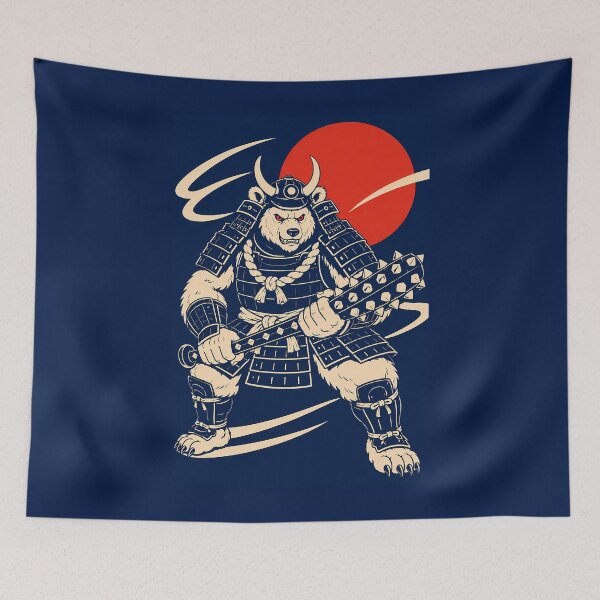 Item preview, Samurai bear designed and sold by KungPowUnicorn.