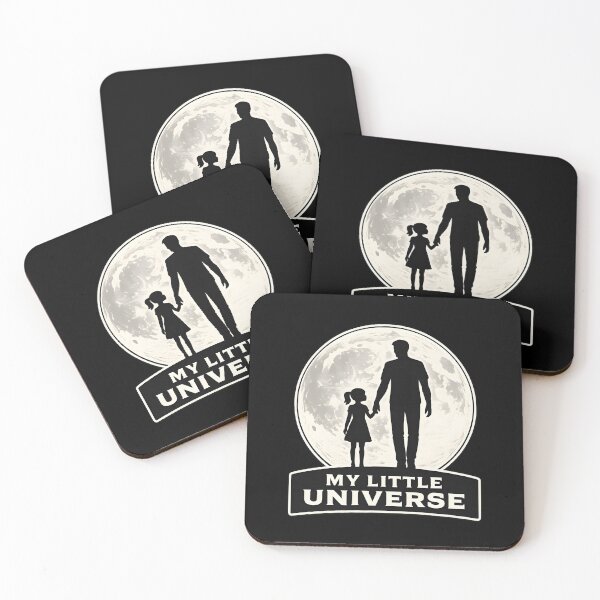 Item preview, My Little Universe – Father Daughter Moon Design designed and sold by CreativeMindsetLab.