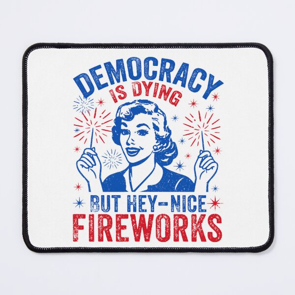 Item preview, Democracy Is Dying T-shirt, Fourth Of July Protest designed and sold by elongatedjazz.