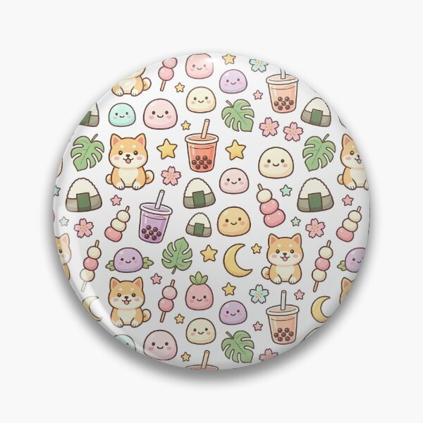 Item preview, Shiba inu dango boba tea designed and sold by Helmy Dream.