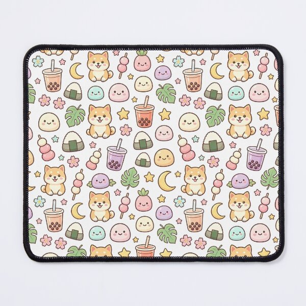 Item preview, Shiba inu dango boba tea designed and sold by Helmy Dream.