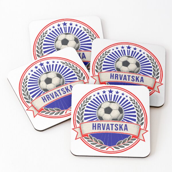 Item preview, Croatia Vintage Soccer Crest — Retro Hrvatska Football Badge Fan Emblem designed and sold by icemanphotos.