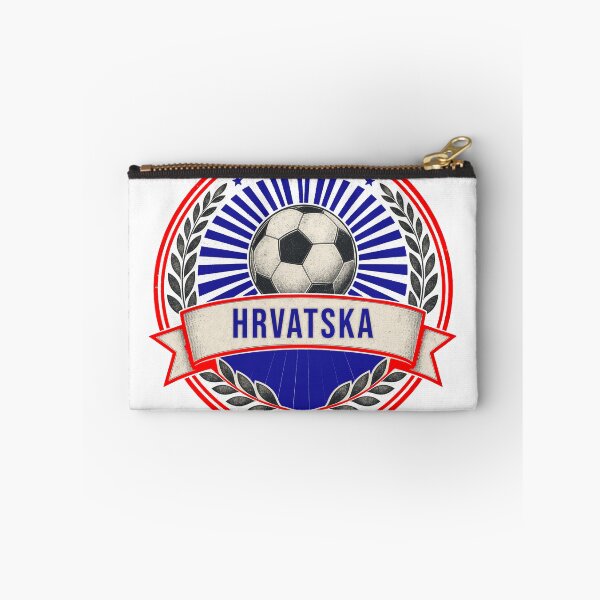 Item preview, Croatia Vintage Soccer Crest — Retro Hrvatska Football Badge Fan Emblem designed and sold by icemanphotos.