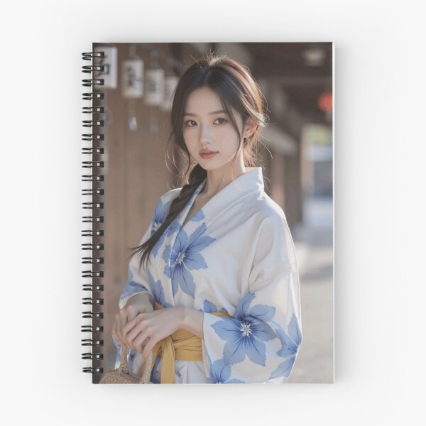 Item preview, Morning Glory Yukata Beauty designed and sold by SEIMEI2025.