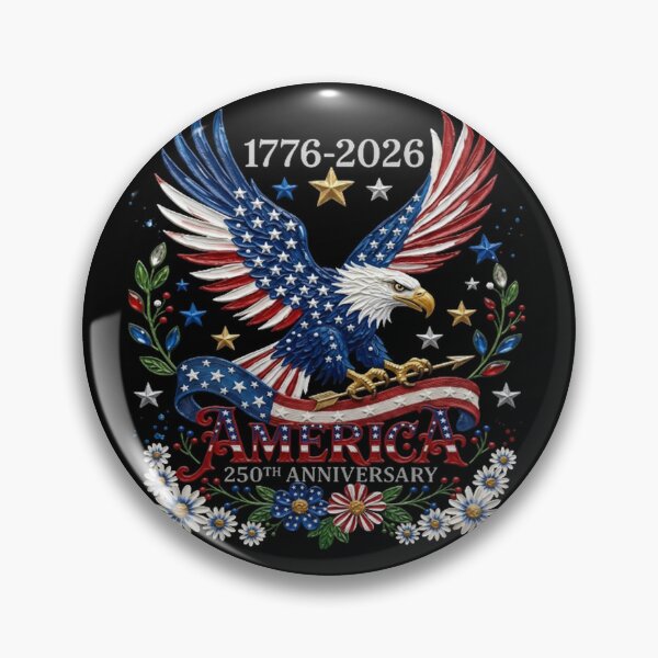 Item preview, America 250 Eagle Patriotic Floral Design designed and sold by SaryaSmyth19.