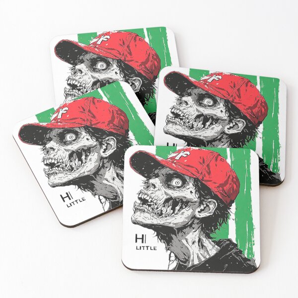 Item preview, Zombie Side Profile Horror Street Art Illustration designed and sold by ChaoticZenStudio.