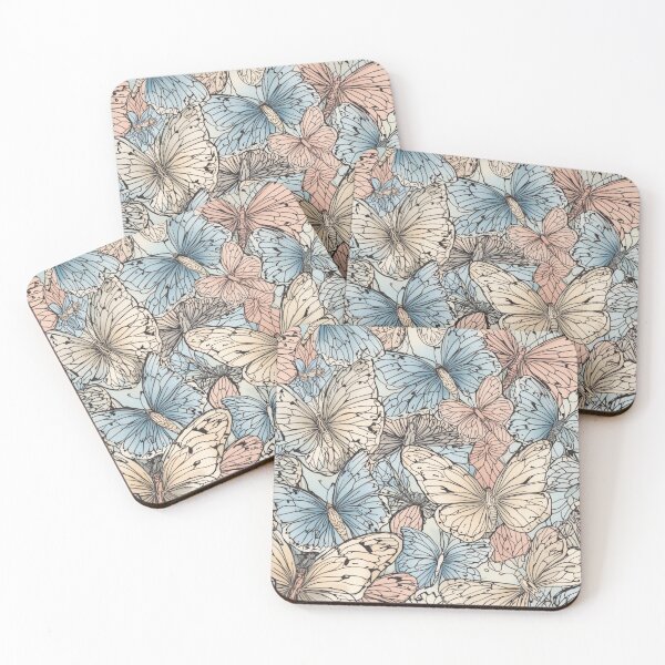 Item preview, Soft Butterfly Pattern – Gentle Pastel Seamless Design for Kids & Decor designed and sold by Art70shop.