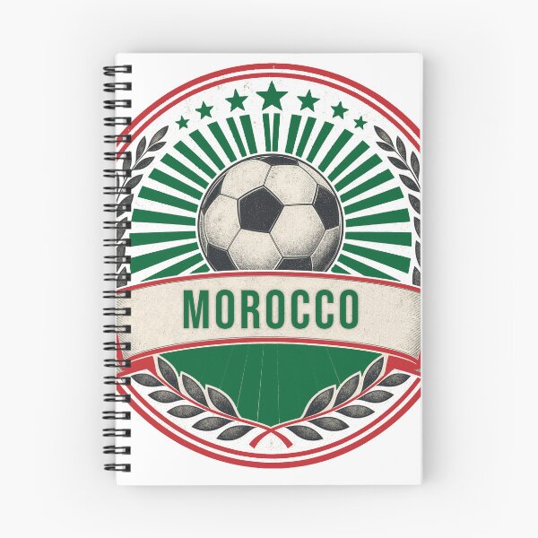 Item preview, Morocco Vintage Soccer Crest — Retro Maroc Football Badge Fan Emblem designed and sold by icemanphotos.