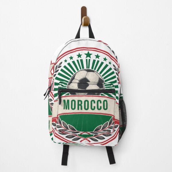 Item preview, Morocco Vintage Soccer Crest — Retro Maroc Football Badge Fan Emblem designed and sold by icemanphotos.