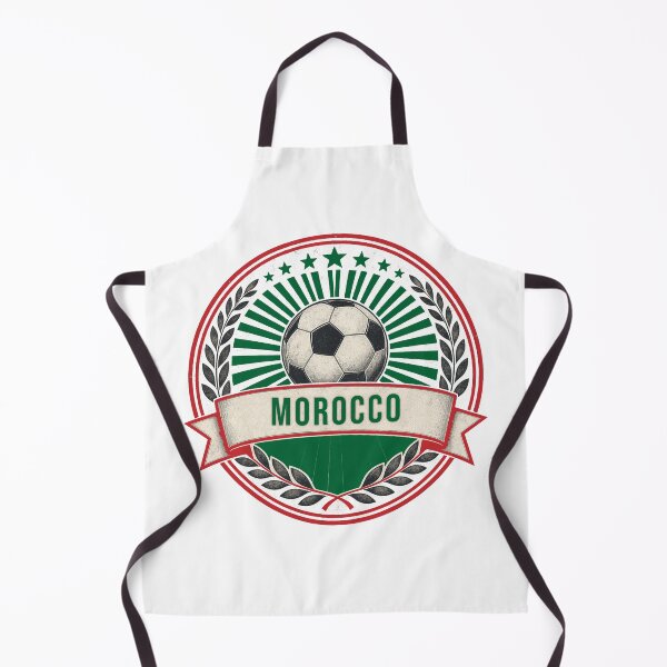 Item preview, Morocco Vintage Soccer Crest — Retro Maroc Football Badge Fan Emblem designed and sold by icemanphotos.