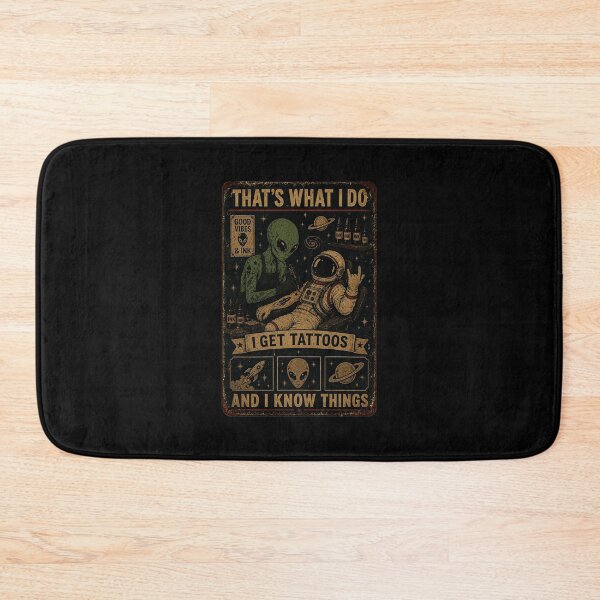 Item preview, Funny Alien Tattoo Artist Retro Space Ink Humor designed and sold by eliramaison.